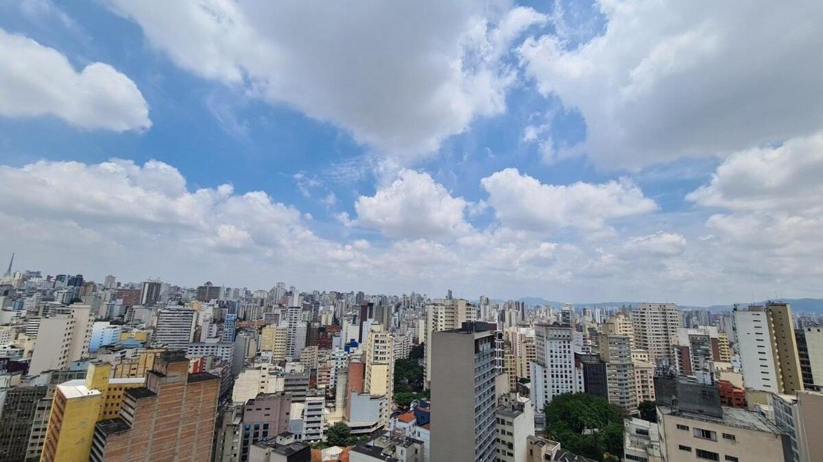 상파울루 Trevizzo Setin Praca Da Republica 아파트 외부 사진